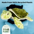 thumbnail image 6 of Deluxe Paws Your Planet 6" Eco Plush Turtle, Made From 100% Recycled Plastic, 6 of 8