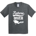 thumbnail image 3 of Inktastic Future Diver Scuba Diving Youth T-Shirt, 3 of 5