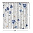 thumbnail image 5 of Waterproof Cute Boho Daisy Shower Curtain 72x72 Inch Boho Style Polyester Unique Shower Curtain for Bathroom Hotel Home Decor with 12 Plastic Hooks, 5 of 5