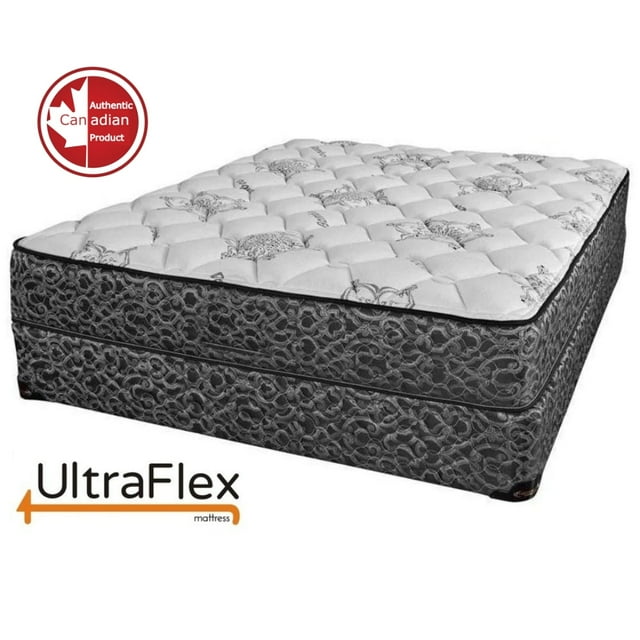UltraFlex DESIRE- Orthopaedic Inner-Spring, CertiPUR-US® Certified Foam Encased, Eco-friendly Hybrid Mattress (Made in Canada)- Queen Size