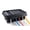 Black, variant on SOCKiTBOX – The Original Weatherproof Connection Box – Indoor & Outdoor Electrical Power Cord Enclosure for Timers, Extension Cables, Transformers, Power Strips, Lights, Tools & More – Medium – Green