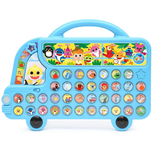 Pinkfong Baby Shark ABC Alphabet Bus , 2nd Edition Preschool Toy