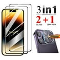 thumbnail image 1 of for iphone 15 16 Tempered Glass For iphone 14 pro Screen Protector iphone 13 12 Pro max Camera protectors for iphone 16 pro Glass Film iphone 15 pro glass protector For apple iphone 14 pr, 1 of 7