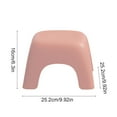 thumbnail image 3 of Low Stepping Stool, Versatile Plastic Stool with Nonslip Base for Bathroom & Shower, Enhanced Stability for Adults & Kids, Ideal Toilet & Kitchen Helper, 6.3" High, 3 of 6