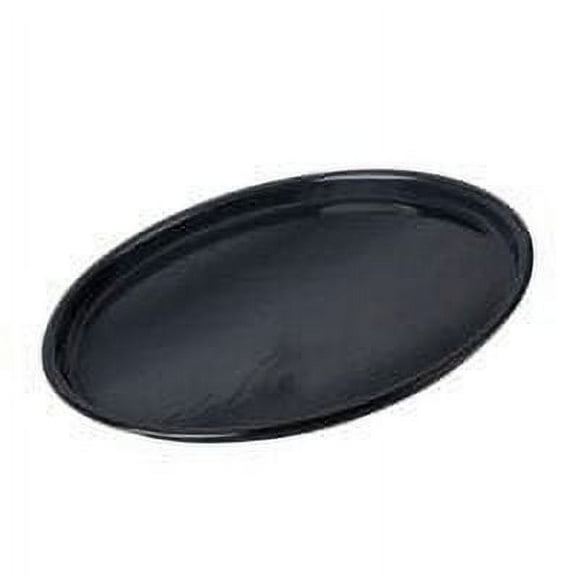 Cinsa 13in Enamel Pizza Tray, Gray