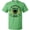 Kelly Green, variant on Inktastic Class of 2027 the Adventure Begins with Graduation Cap T-Shirt