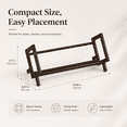 thumbnail image 2 of Wooden Desktop Book Organizer - Tilting Bookcase Countertop Book Caddy Storage Rack for Living Room Home Office Magazine Book Display Tabletop Shelf Decor, 2 of 10