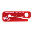 thumbnail image 2 of LINE2design Seat Belt Cutters - EMS Car Safety Tools, 6" x 1" x 9", Pack of 4, Red, 2 of 4