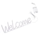 thumbnail image 1 of Letrero de bienvenida con luz de neón, luz de neón decorativa, letrero de neón LED, diseño de fiesta, decoración con luz de neón, 1 of 6