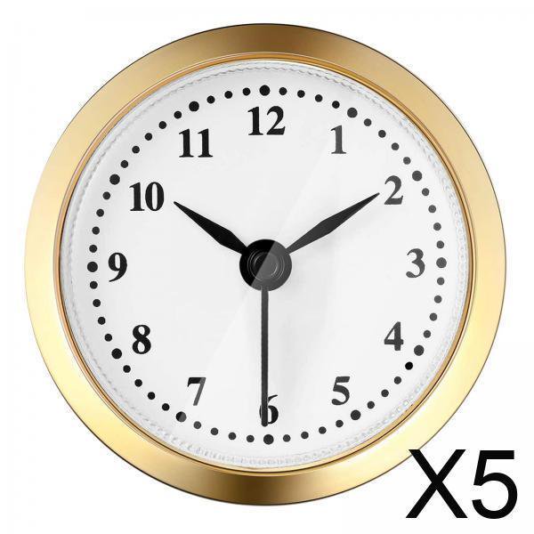 Inserto de reloj de escritorio,Inserto de reloj de escritorio 2.4 Reloj de movimiento de escritorio,Reloj de pared decorativo para cocina,Sala de estar,dormitorio,oficina,relojes con números