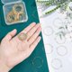 thumbnail image 4 of 100 piezas de 30 mm de aros colgantes para copas de vino, de acero inoxidable dorado, para hacer pendientes de aro, para bodas, fiestas de cumpleaños, festivales, etc., 4 of 9
