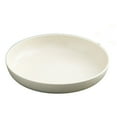 thumbnail image 1 of bedienty Unbreakable Anti-Drop Round Plate Nordic Style Dishes Smooth Edge Solid Color Plates Dinnerware Accessory Beige White 21cm 1Set, 1 of 6