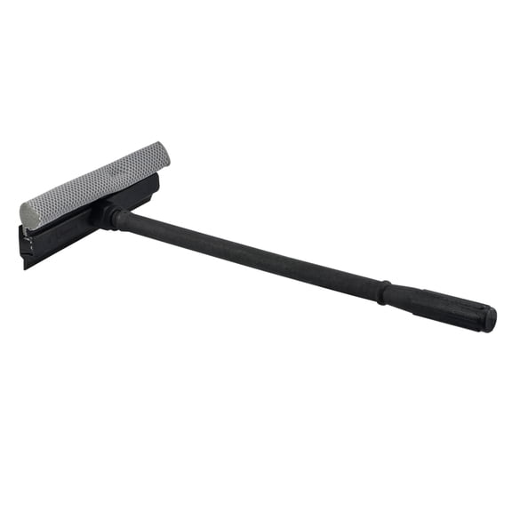 Jalador Limpia Vidrios 2 en 1: Goma y Esponja -Multiusos en Color Negro KARLEN S/N