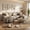 Light Gray, variant on Homall Modern U-Shape Sectional Sofa, Chenille Fabric Modular Couch, 4 Seat Oversized Sofa with Chaise for Living Room, Green