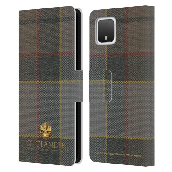 Head Case Designs Officially Licensed Outlander Tartans Fraser Leather Book Wallet Case Cover Compatible with Google Pixel 4