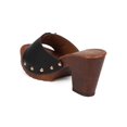 thumbnail image 3 of New Women Nature Breeze Vint-04 PU Open Toe Platform Buckle Chunky Heel Slide, 3 of 6