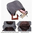 thumbnail image 4 of Women Canvas Hobo Purse Multi Pocket Handbags Shoulder Bags Totes Purses, 4 of 7