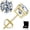 Yellow Gold, variant on Moissanite Tennis Bracelet for Women and Men, 925 Sterling Silver Rose Gold Plated, Lab Created Diamond Bracelet