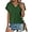 Army Green, variant on Bliwov Womens Tops V Neck Plain Short Sleeve Tee 2024 Summer Fall Fashion Trendy Clothes Loose Fit Casual Outfits T Shirts