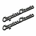 thumbnail image 3 of 2PCS Black Chrome Caprice-Classic Writing Plastic Badges for 1977-1984 Caprice Classic Car Front Fender Side 3D Letter Badge Emblem Name Plate Sticker Decal 20079927, 3 of 6