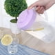 thumbnail image 4 of Jarra de plástico transparente con tapa y pico vertedor para bebidas frías, té helado, limonada y leche. Recipiente hermético de gran capacidad para guardar y servir en el refrigerador., 4 of 6
