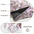thumbnail image 6 of Round Rugs 7Ft, Purple Botanical Round Area Rug Washable Indoor Throw Carpet, Spring Floral Summer Eucalyptus Leaf Large Non Slip Circle Rug for Dining Room Playroom Home Decor Aesthetic, 6 of 8