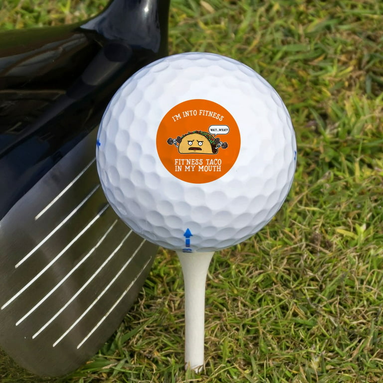 GOLF BALLS - funny golf balls - Stop touching my balls - gift for golfer -  set of 3 golf balls