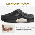 thumbnail image 4 of Ecetana House Slippers for Men Memory Foam Fuzzy Slippers Non Slip House Shoes for Men Indoor/Outdoor, 4 of 7