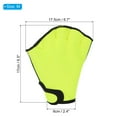 thumbnail image 2 of Guantes de natación con membrana Uxcell Guantes de resistencia para natación Accesorios de entrenamiento a prueba de agua Amarillo, M, 2 of 7
