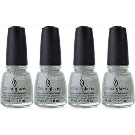 China Glaze Vernis à Ongles avec Durcisseurs Fairy Dust (Quantité de 4)