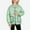 Green, variant on Kids Classic Button Front Coat with Lapel Collar, Hoodless Cocoon Overcoat with Buckle Closure for Formal School Events, Holidays and Smart Outer Layer