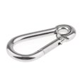 thumbnail image 4 of Locking Carabiner Clip Snap Hook Spring Loaded Steel Karabiner 6mm x 60mm, 4 of 7