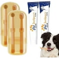 thumbnail image 1 of HAHDAXIA Zentric Dog Toothbrush, Flexibrush Pet Toothbrush With Tongue Scraper, Flexibrush Pet Toothbrush, Cat Toothbrush And Toothpaste, 360º Pet Toothbrush Dual Head Soft Silicone (2set), 1 of 7