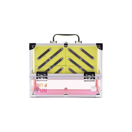 Caboodles Medium Neat Freak Train Case Cosmetic Case, Multicolor