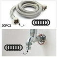 50 Pack Shower Head Washers Rubber Washers Seals Hose Washer Seal 4