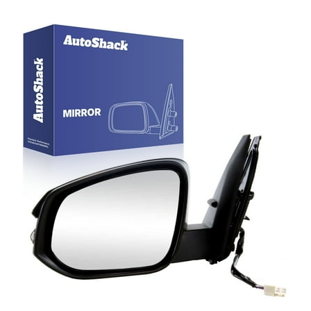 AutoShack Side View Mirror Power Heated | Replacement for 2014-2018 Toyota 4Runner | Driver Side | 1-PC