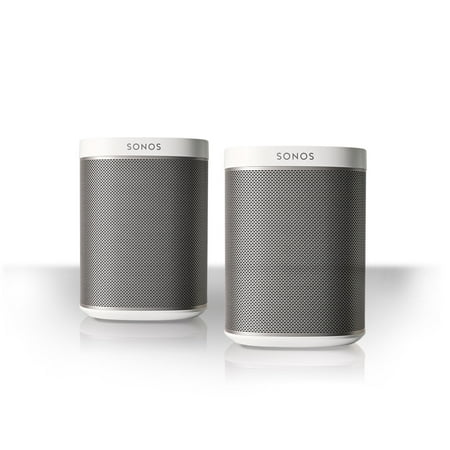 Compact Floor Standing Speakers - Sonos Play:1 All-In-One Compact Wireless Music Streaming Speakers - Pair
