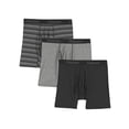 thumbnail image 2 of Hanes Men's Comfort Flex Fit Tagless Boxer Briefs, 3 pack, 2 of 5
