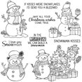 thumbnail image 5 of Troqueles de corte de muñeco de nieve de invierno y Navidad de Mangocraft, sellos transparentes, troqueles de metal para álbumes de recortes, sellos de silicona para hacer tarjetas, 5 of 5