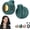 Green-1pcs, variant on Portable Silent Mini Bladeless Electric Fan Clip On,Mini Bladeless Fans with Clip,3 Speeds Hands-Free Small Whirlwind Bladeless Fan Neck Fans,Rechargeable Tiny Fan Clips On Shirt (Green(B)-1Pcs)