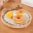 thumbnail image 4 of CreativeArrowy Rattan Basket Fruit Dish Tray BreadTray Food Pan Lightweight And Beautiful Strong And Durable Round Storage Baskets, 4 of 12
