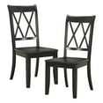 thumbnail image 3 of Home Furniture Dining Room Side Chair, Black, set of 2, 3 of 4