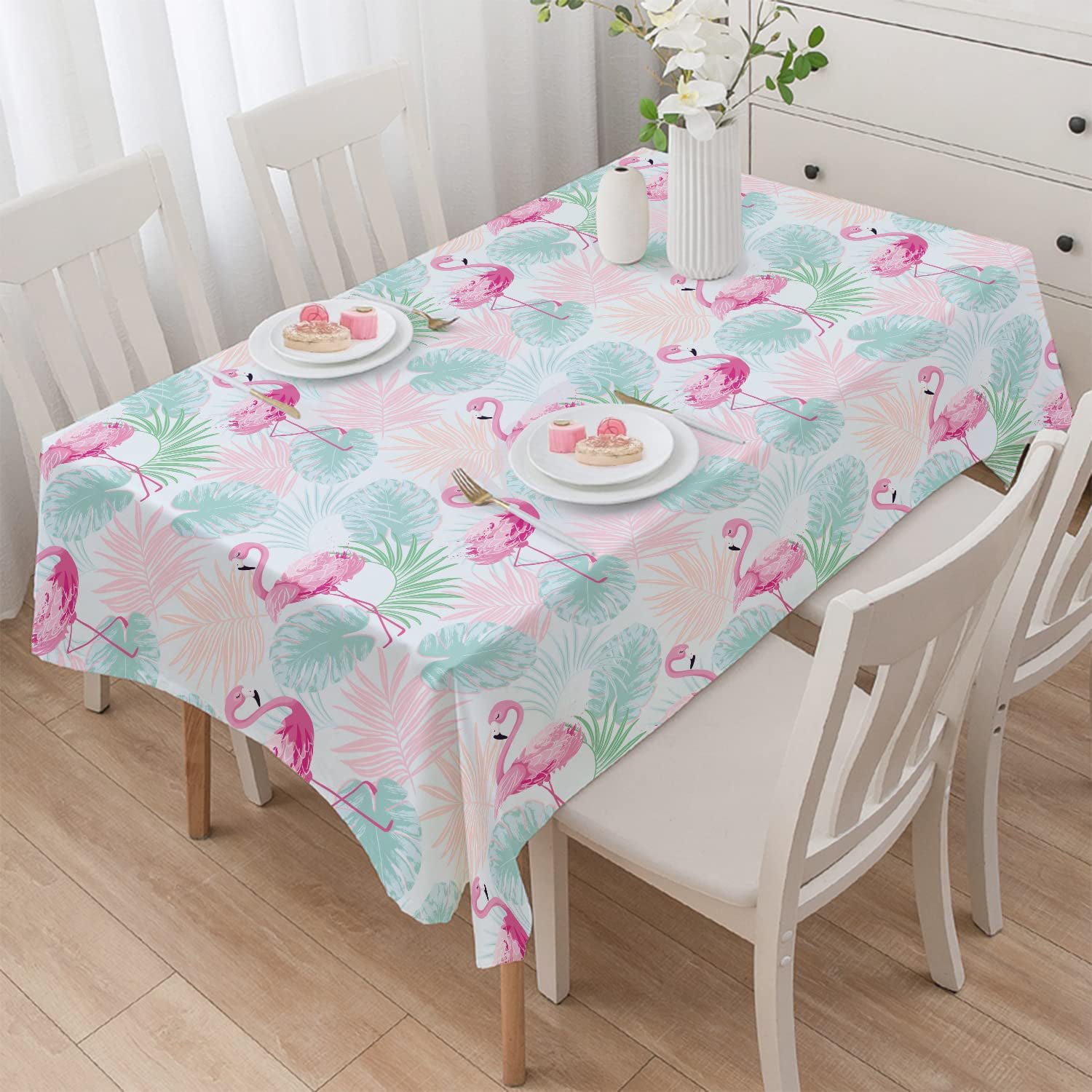 humcustom Plum Flower Oval Print Tablecloth, Spring Patterned Oval  Tablecloth, Summer Food Network Oval Tablecloth Waterproof Wrinkle Free  Durable Tablecloth for Oval Tables 60 X 84 Inch 