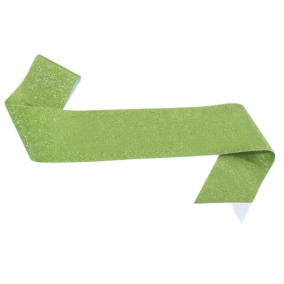 Firefly Hope 3Pcs Bridal Shower & Homecoming Blank Glitter Sashes, Adjustable Plain/Glitter Shoulder Strap, Reusable Party Etiquette Belt for Groom/Miss/Queen, Green