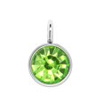thumbnail image 1 of Piedra de nacimiento Cristal de diamantes de imitación Acero inoxidable Fabricación de joyas de plata Accesorios de bricolaje Decoraciones Ropa, zapatos y accesorios Miscelánea verde fluorescente Qarigey  AP010354-08B, 1 of 1
