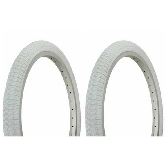 Tire set. 2 Tires. Two Tires Duro 20" x 1.75" White/White Side Wall.bike Tires,lowrider bike Tires,lowrider bicycle Tires, bmx bike Tires,chopper bike Tires