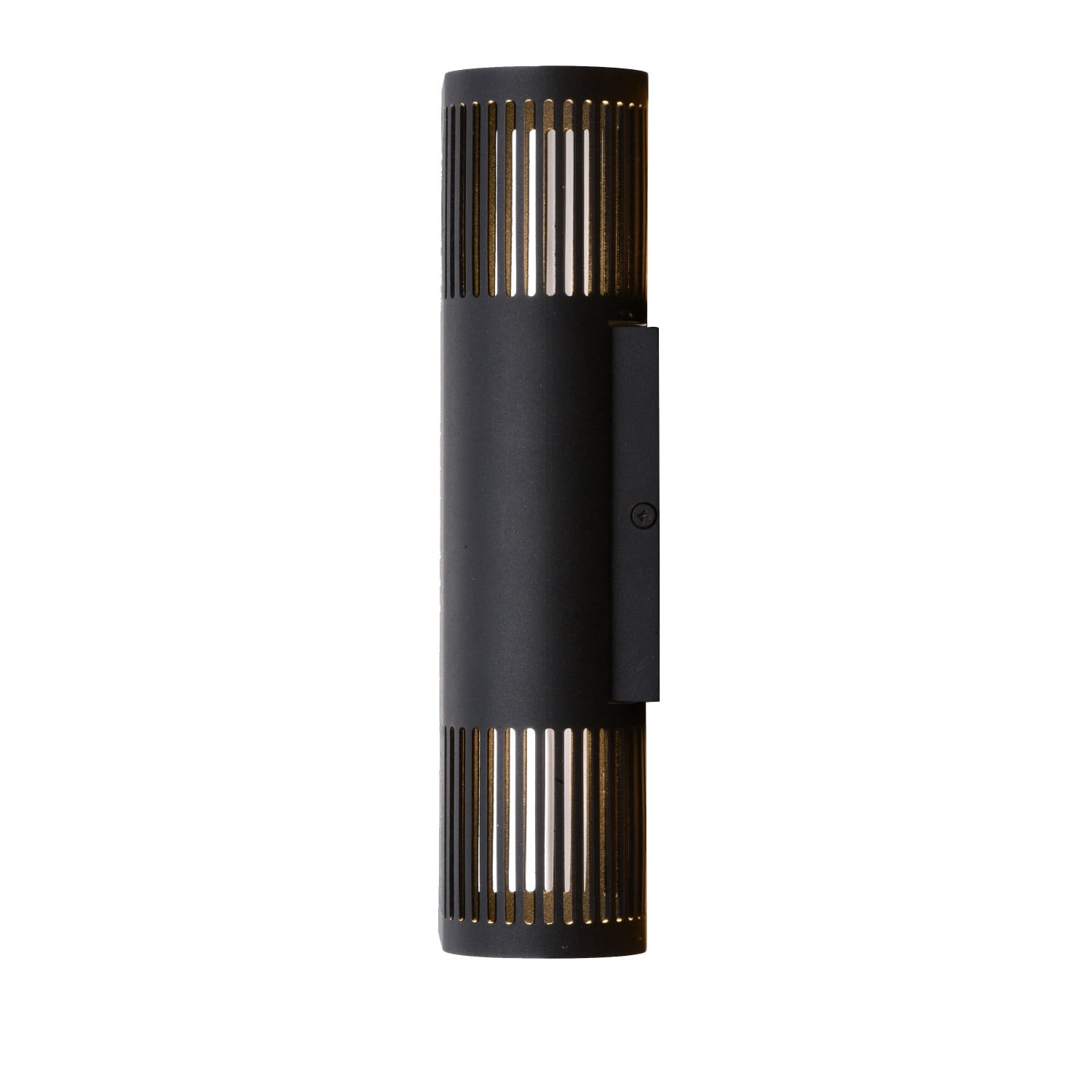 Skyline Aluminum 2 Light Integrated LED Textured Black Contemporary Outdoor Wall Sconce