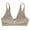Beige, variant on iMounTEK Deep V-Neck Sports Bras for Women Padded Low Impact Fitness Yoga Bra Crop Top