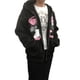 thumbnail image 3 of VISgogo, sudaderas con capucha góticas Grunge para mujer, chaqueta con estampado de letras de dibujos animados, sudadera con cremallera, abrigo, abrigo de manga larga de gran tamaño VISgogo  moda, 3 of 9