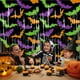 thumbnail image 4 of Halloween Printing Pumpkin Ghost Rain Silk Curtain Ghost House Theme Party Decoration Background Decoration, 4 of 5